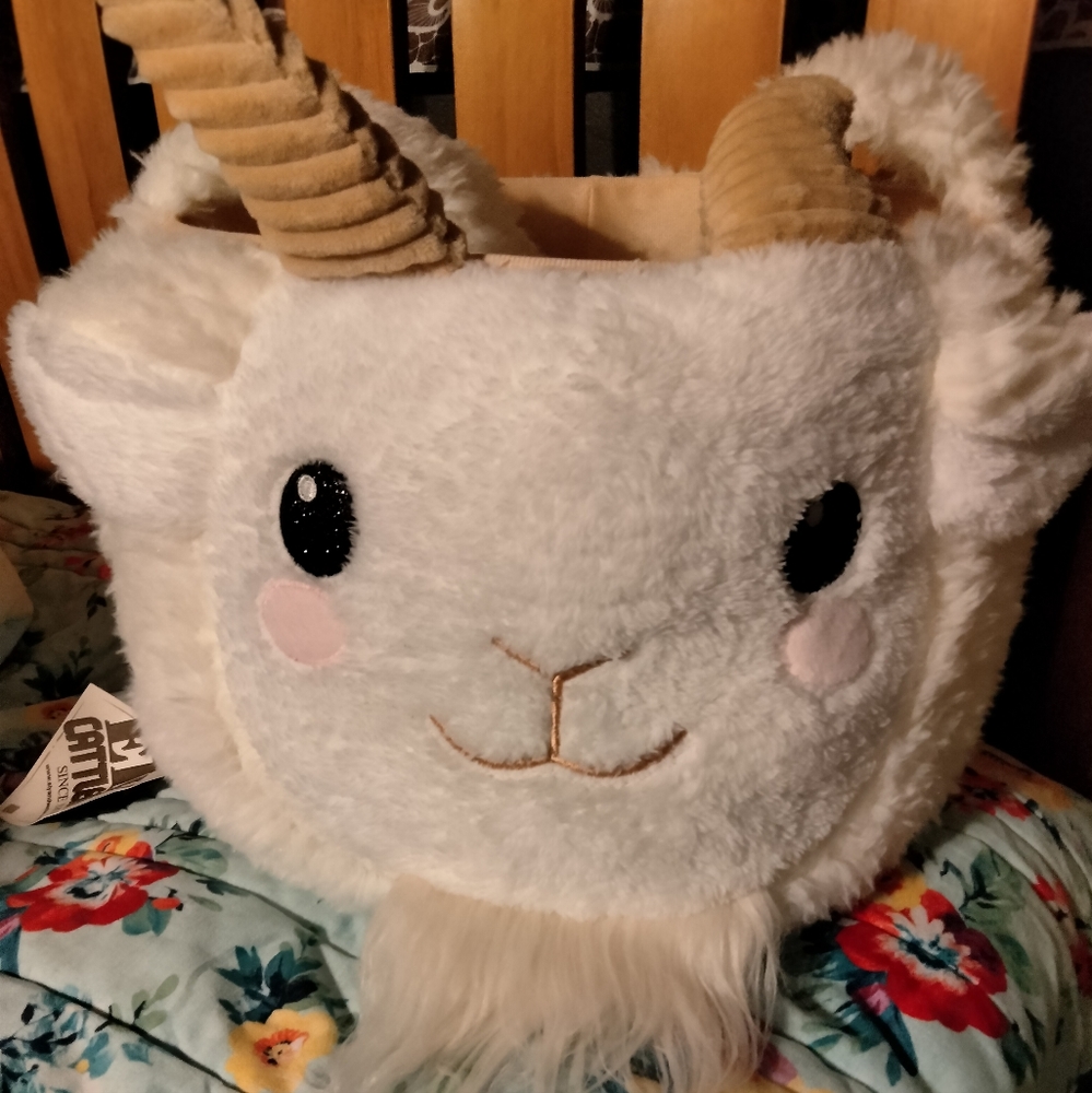 Jumbo Easter goat basket